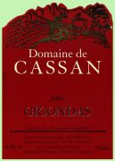 Gigondas-Cassan 2001